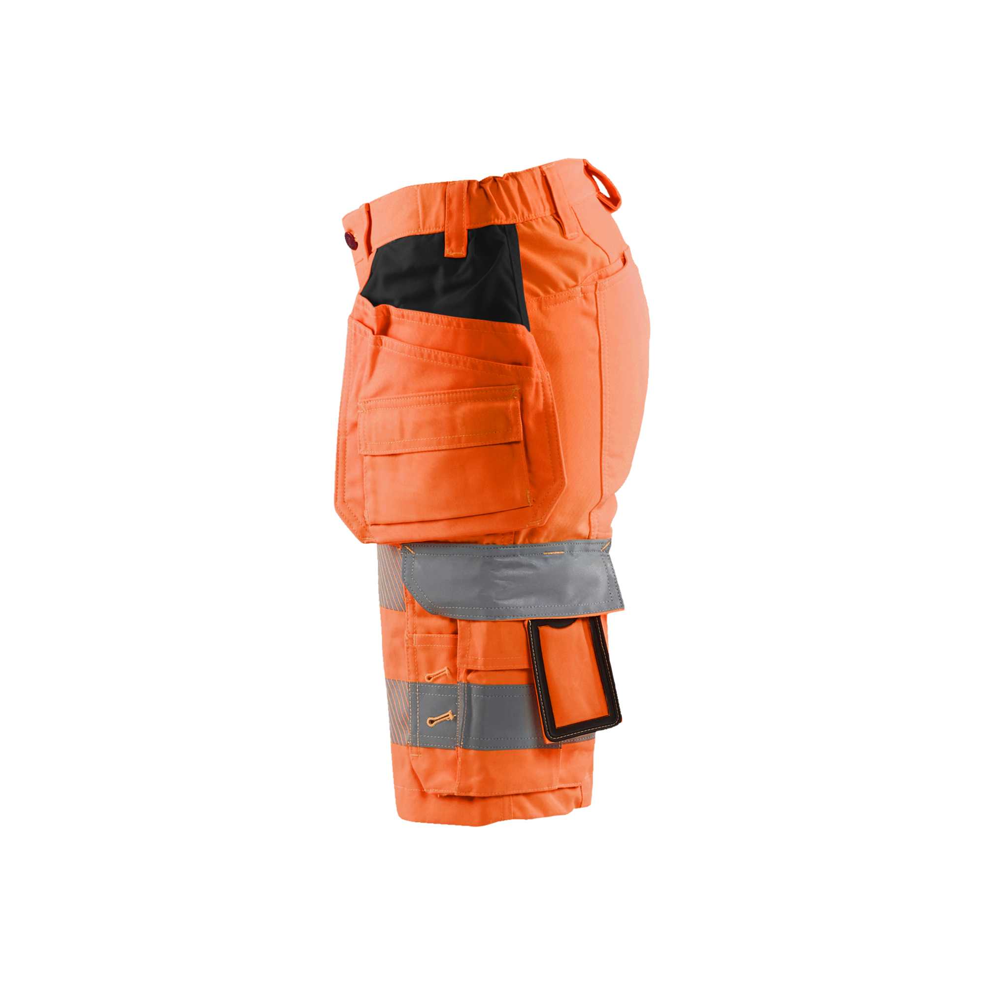 BLAKLADER 71861811 | Women's Hi Vis shorts with stretch Hi Vis Reflective Work Shorts Women - Stretch Fabric